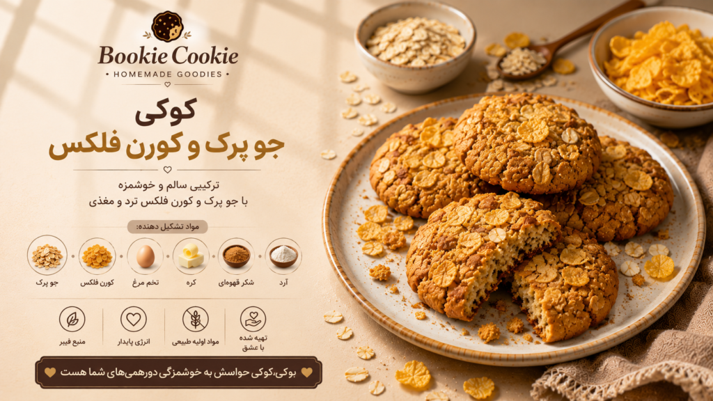 Oatmeal & Corn Flakes Cookie