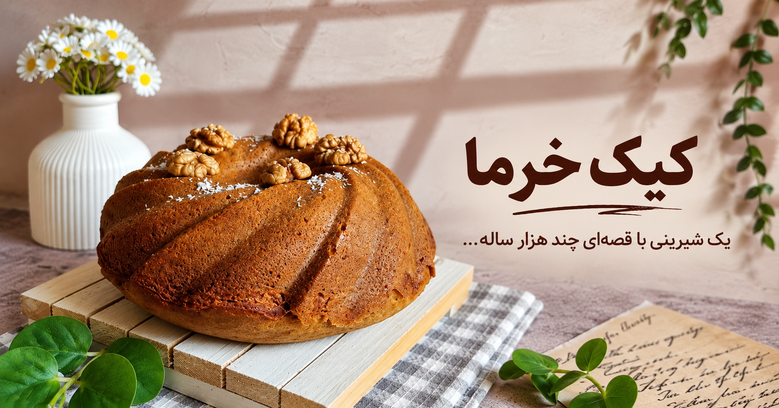 تاریخچه کیک خرما
